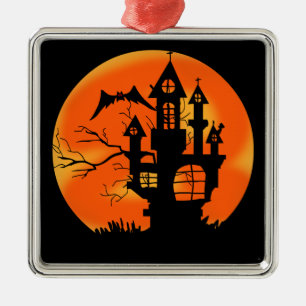 Halloween-Mond Ornament Aus Metall