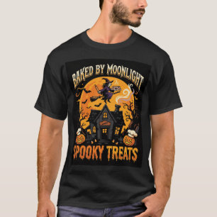 Halloween-Mondlicht-Bäckerei-Hexe T-Shirt