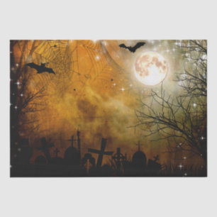 Halloween-MondSpuk Graveyard-Seidenpapier Seidenpapier