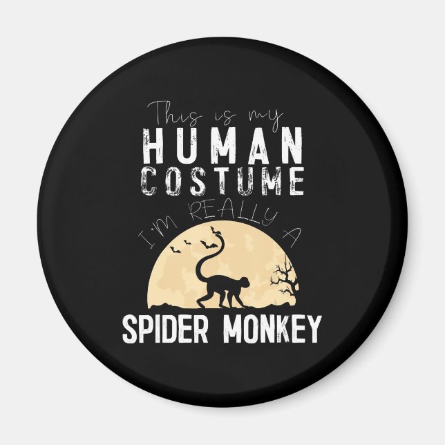 Halloween-Monkey-Creepy-Horror Magnet (Vorne)