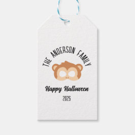Halloween Monkey Masquerade Kostüm Geschenkanhänger
