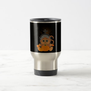 Halloween Monkey Reisebecher