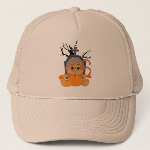 Halloween Monkey Truckerkappe
