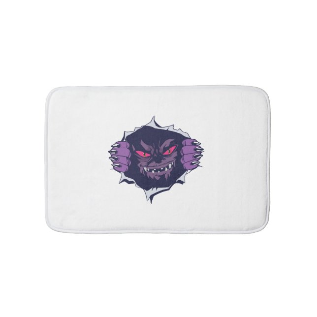 Halloween-Monster Badematte (Vorderseite)