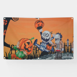 Halloween-Monster Banner