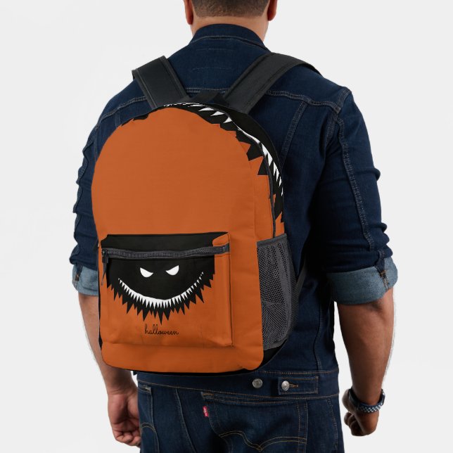 Halloween Monster Bedruckter Rucksack (Insitu (Modell))