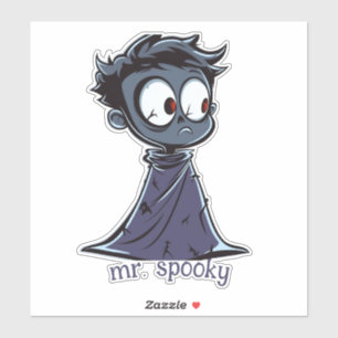 Halloween Monster Boy Aufkleber
