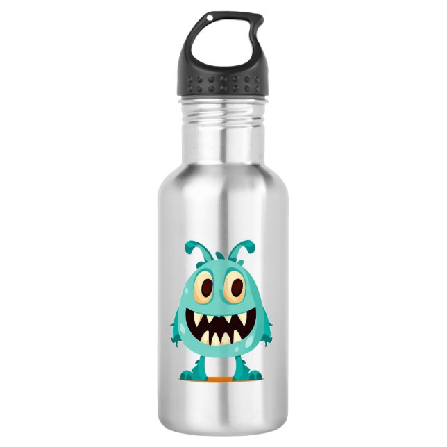 Halloween/Monster/Cartoon Edelstahlflasche (Vorderseite)