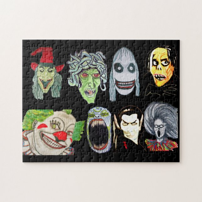 HALLOWEEN MONSTER COLLAGE (Horizontal)