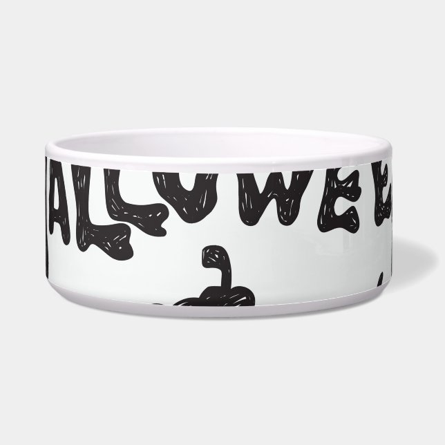 Halloween Monster Doodles Spaß Napf (Vorderseite)