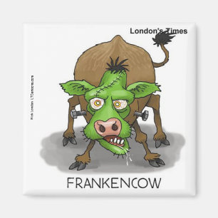 Halloween Monster Funny Cow Geschenke Magnet