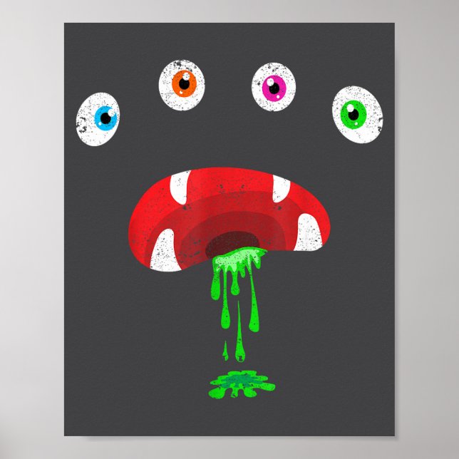 Halloween-Monster-Gesichtskostüm Süßer Kleinkind-M Poster (Vorne)