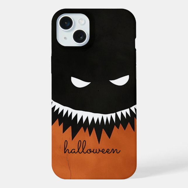 Halloween Monster iPhone 15 Plus Hülle (Rückseite)