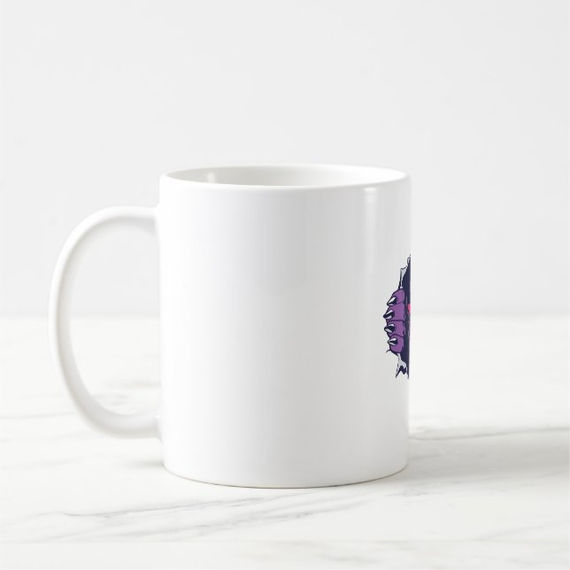 Halloween-Monster Kaffeetasse (Links)