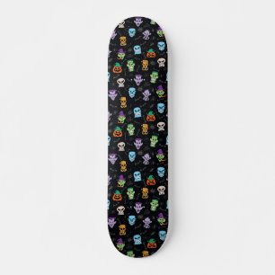 Halloween-Monster machen beängstigende lustige Ge Skateboard