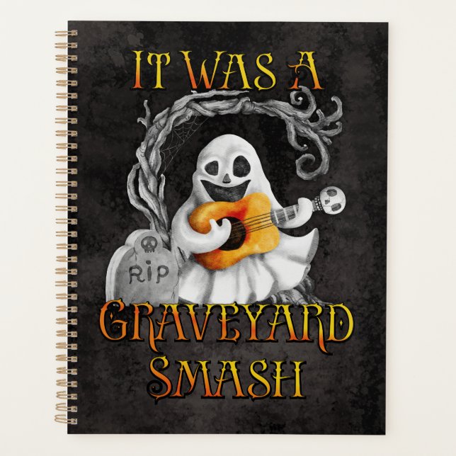 Halloween Monster Mash Ghost Graveyard Smash Planer (Vorderseite)
