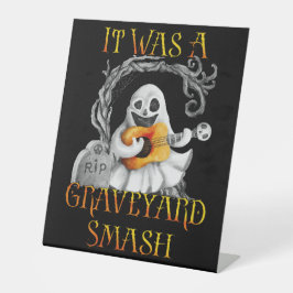 Halloween Monster Mash Ghost Graveyard Smash Sockelschild