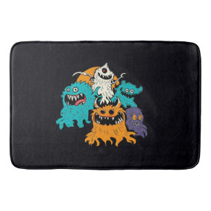 Halloween/Monster/Oktober/Herbst Badematte