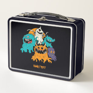 Halloween/Monster/Oktober/Herbst Metall Brotdose