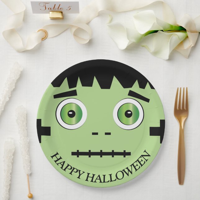 Halloween Monster Paper Plate Pappteller (Hochzeit)