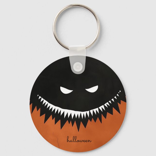 Halloween Monster Schlüsselanhänger (Vorderseite)