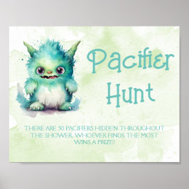 Halloween Monster Schnuller Hunt Baby Shooting Gam Poster