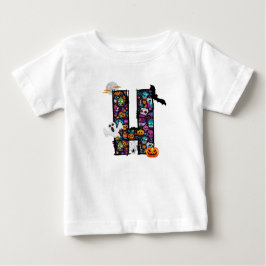 Halloween-Monster schreiben H-Baby-T - Shirt