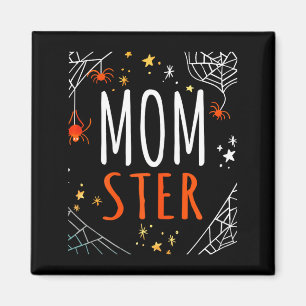 Halloween-Monster-Spinnennetz-Design  Magnet