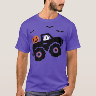 Halloween Monster Truck Shirt Boy's Kids Toddler