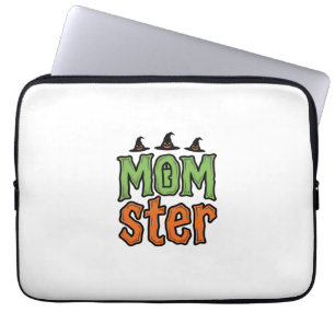 Halloween-Monster Vintage-Mom-Shirt-Design_1 Laptopschutzhülle