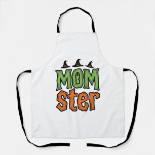 Halloween-Monster Vintage-Mom-Shirt-Design_1 Schürze