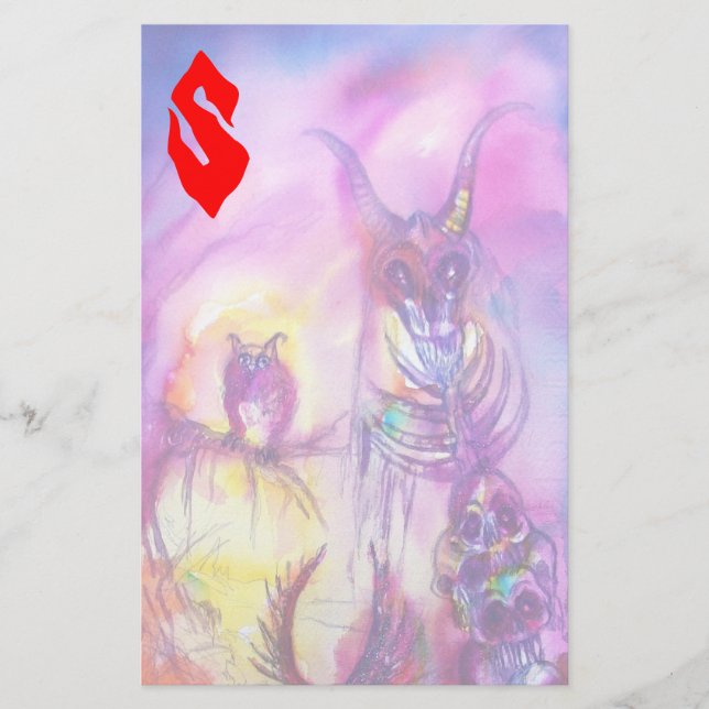 HALLOWEEN MONSTERS / ORK WAR Fantasy Briefpapier (Vorderseite)