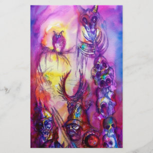 HALLOWEEN MONSTERS / ORK WAR Fantasy Briefpapier