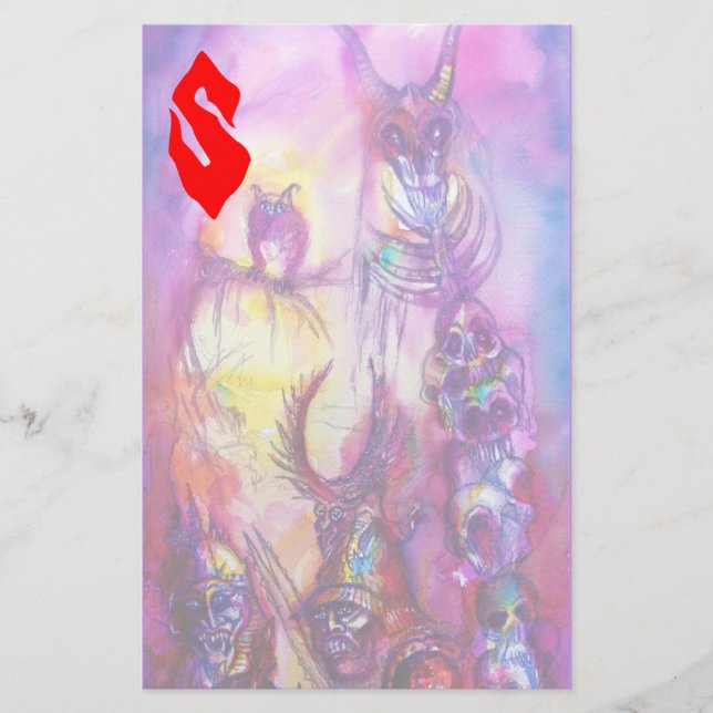 HALLOWEEN MONSTERS / ORK WAR Fantasy Briefpapier (Vorderseite)