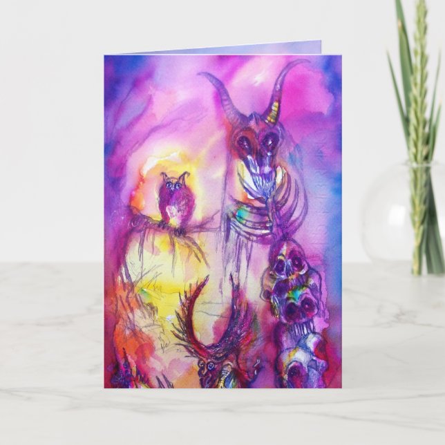 HALLOWEEN MONSTERS / ORK WAR Fantasy Karte (Vorderseite)