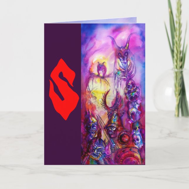 HALLOWEEN MONSTERS / ORK WAR Fantasy Karte (Vorderseite)