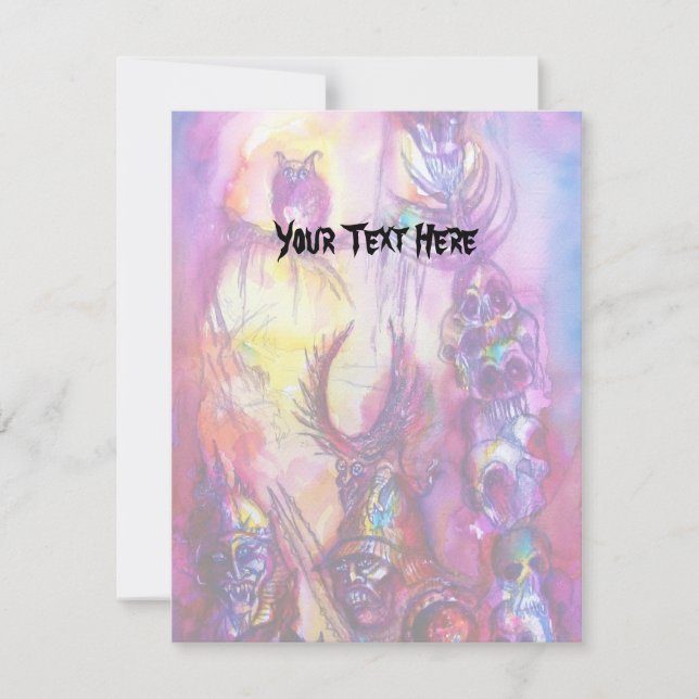 HALLOWEEN MONSTERS / ORK WAR Fantasy Karte (Vorderseite)