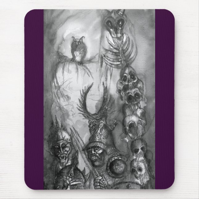 HALLOWEEN MONSTERS / ORK WAR Fantasy Mousepad (Vorne)