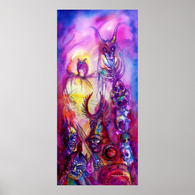 HALLOWEEN MONSTERS / ORK WAR Fantasy Poster (Vorne)