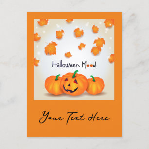 Halloween Mood Feiertagspostkarte