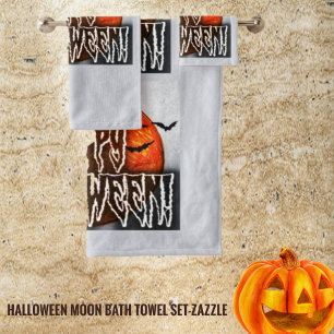 Halloween Moon-PG Badhandtuch Set