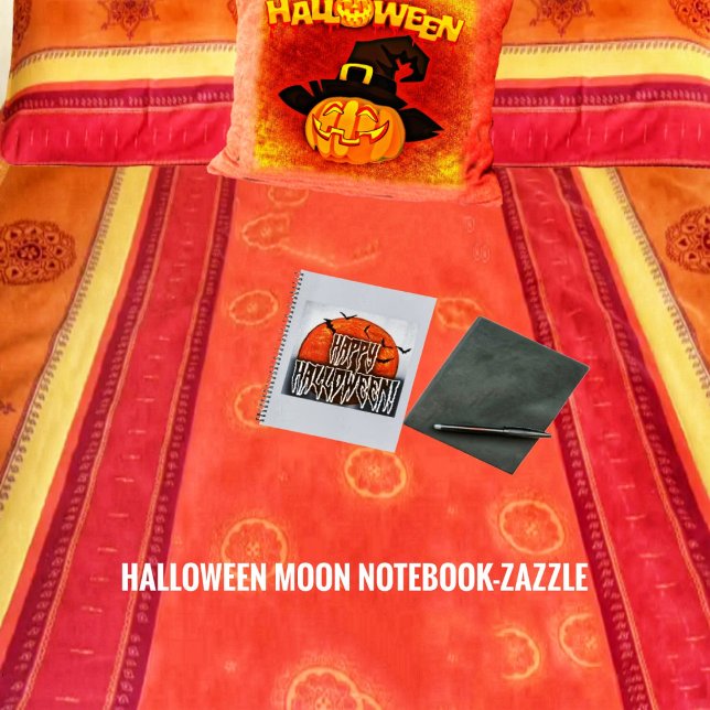 Halloween Moon-PG Notizbuch (Von Creator hochgeladen)