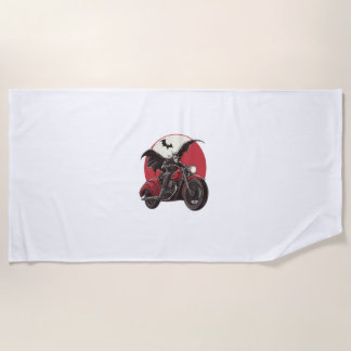 Halloween Moonlit Vampire Ride Strandtuch