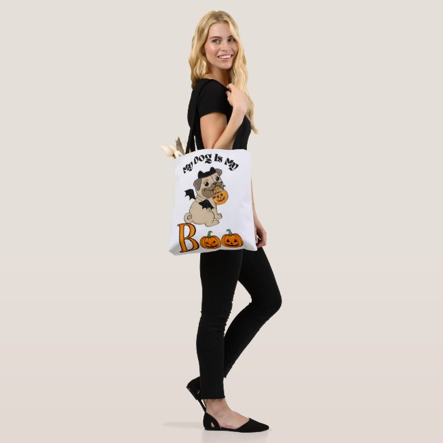 Halloween Mops Dog Tasche (Am Model)