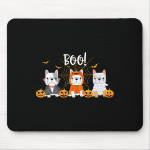 Halloween-Mops-Hunde Süße Französische Bulldogge L Mousepad