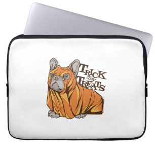 Halloween-Mops Laptopschutzhülle