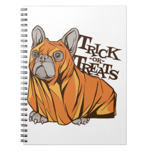 Halloween-Mops Notizblock