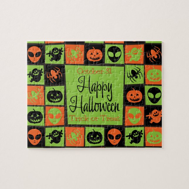 Halloween-Mosaik (Horizontal)