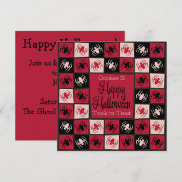 Halloween-Mosaik Einladung