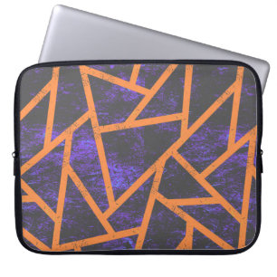 Halloween-Mosaikmuster Laptopschutzhülle
